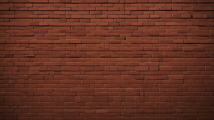 old brick wall A brick wall background that looks realistic and detailed, the bricks have a red and brown color  
