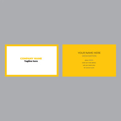 Business card template for corporate usage