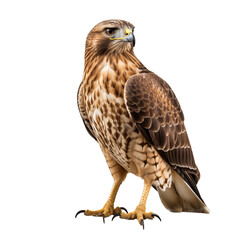 hawk isolated on white