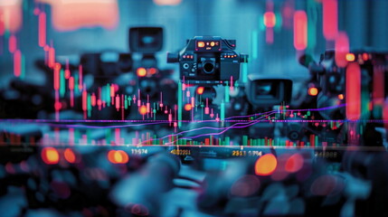 Forecasting Market Trends: Predictive Stock Exchange Data Models - obrazy, fototapety, plakaty