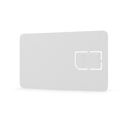 Template for mobile communication company identity with mini, micro, and nano phone sim card and microchip holder, realistic 3D PNG illustration isolated on background. Communication Technology