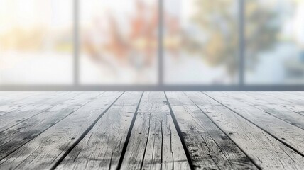 An empty spacious room with wooden floor.Professional stock background - obrazy, fototapety, plakaty