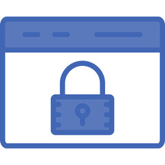 web-hosting-42 Vector Line Filled Blue Icon