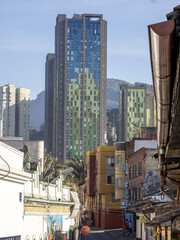 Modern construction of high-rise buildings in Bogotá. Colombia - 750102759