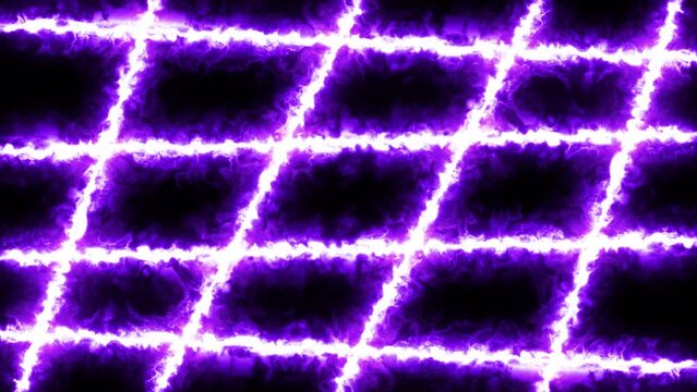 Abstract blue neon background for logo. Blazing oblique lines on a black background.