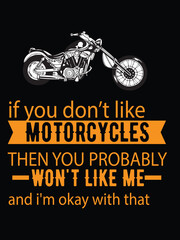 Motorbike T-Shirt Design