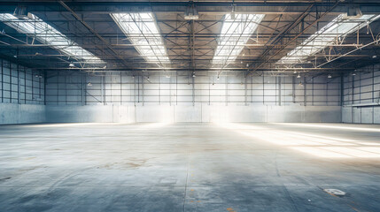 Empty Warehouse Interior