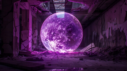 A vast purple orb vortex - obrazy, fototapety, plakaty