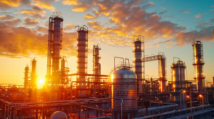 Factory Amidst Greenery, A Contrast of Industrial Might and Natures Calm, The Harmony of Progress and Preservation