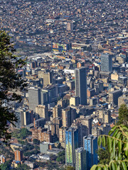 Aerial view of Bogotá from Montserrat Bogotá. Colombia - 750105568