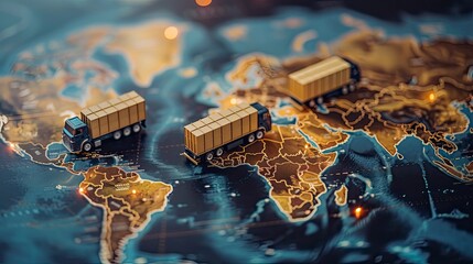 How to navigate the logistics of cross border e-commerce: a comprehensive guide. - obrazy, fototapety, plakaty