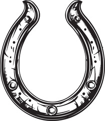 horseshoe vector illustration