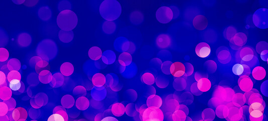 Blue bokeh background for banner, poster, ad, events and various design works