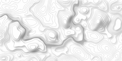 Lines Topographic contour lines vector map seamless pattern. Geographic mountain relief. Abstract lines background. Contour maps. Vector illustration, Topo contour map design.