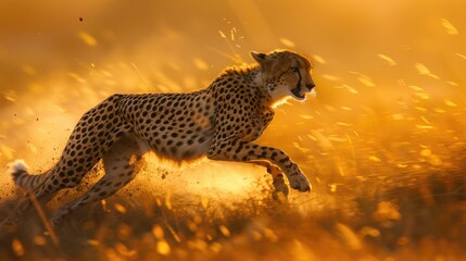 Dynamic Capture of a Cheetah Running at High Speed