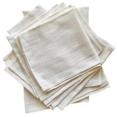 Cloth Napkins on transparent background