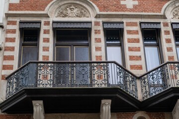 details of houses from the Belle Epoque