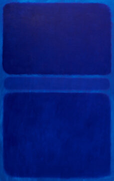 Abstract oil painting in Rothko style
