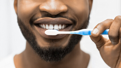 Healthy tooth whitening concept