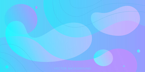 Blue and Pink Abstract Background With Circles