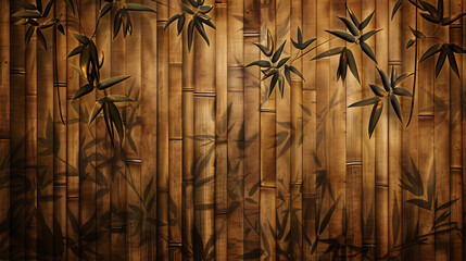 texture with bamboo pattern