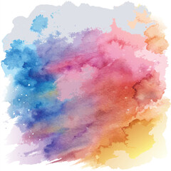 Watercolor brush background