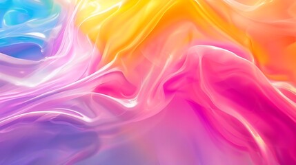 Rainbow colors background, abstract vibrant color gradient banner web header poster design, copy space. Generative Ai