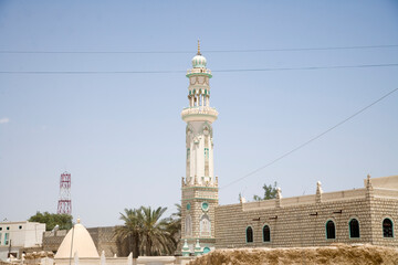Yemen Shibam view on a sunny winter day