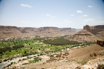 Yemen mountain landscape
