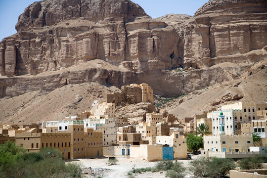 Yemen Tarim view on a sunny winter day
