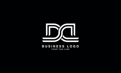 D, DD, Abstract Letters Logo Monogram