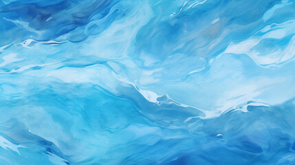 abstract sea waves in different blue as background