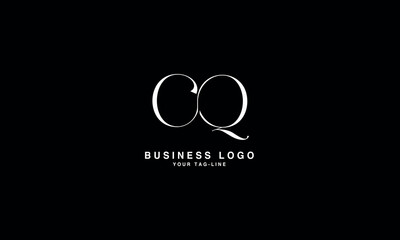 CQ, QC, C, Q, Abstract Letters Logo Monogram