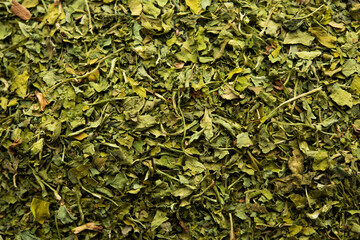 Kasuri Methi or Kasoori Methi or dried fenugreek leaves also known as Trigonella Foenum Graecum