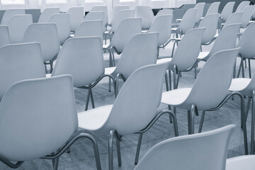 Empty conference room, business conference concept background