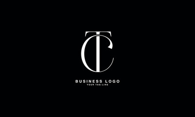 CT, TC, C, T, Abstract Letters Logo Monogram