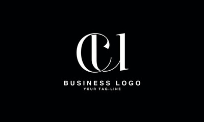 CU, UC, C, U, Abstract Letters Logo monogram