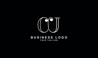 CU, UC, C, U, Abstract Letters Logo monogram
