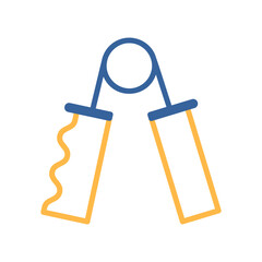 Hand grip vector icon. Fitness and gym symbol