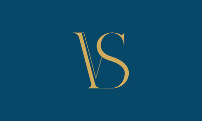 SV, VS, S, V, Abstract Letters Logo monogram