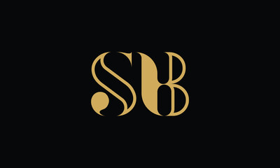 SB, BS, S, B, Abstract Letters Logo monogram