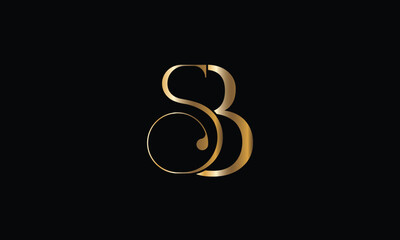 SB, BS, S, B, Abstract Letters Logo monogram