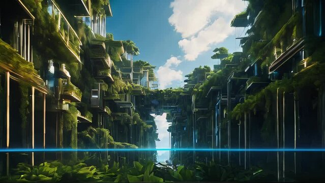 technological mastery and ecological transformation, AI programming seamlessly manipulates the earth