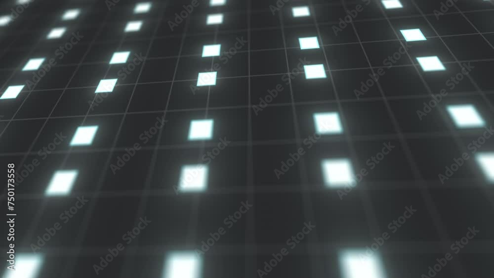 Poster abstract technology backdrop with squares. computer generated 3d render