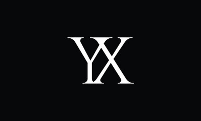 YX, XY, Y, X, Abstract Letters Logo Monogram