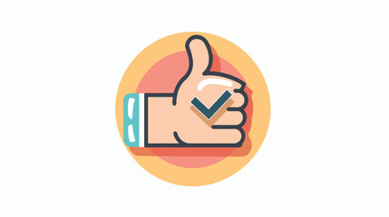 Approval check icon icon vector illustration graphic