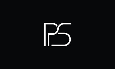 PS, SP, P, S, Abstract Letters Logo Monogram