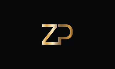 ZP, PZ, Z, P, Abstract Letters Logo Monogram