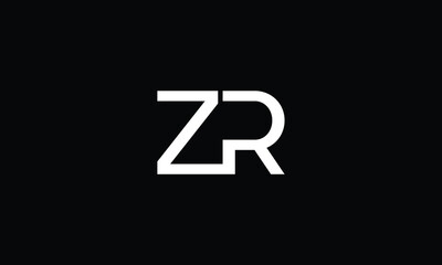 ZR, RZ, Z, R, Abstract Letters Logo Monogram