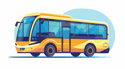 Obraz na płótnie Canvas Bus Icon Vector Template trendy style illustration o